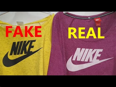 fake nike hoodie vs real|counterfeit nike shirts.